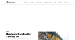 Desktop Screenshot of hazelwoodconstruction.com